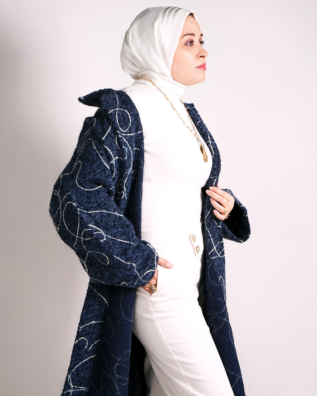 Luxe Wool Coat - Classic Tailored Design