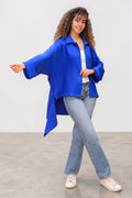 Linen Spanish Blouse – Effortless Chic In Blue