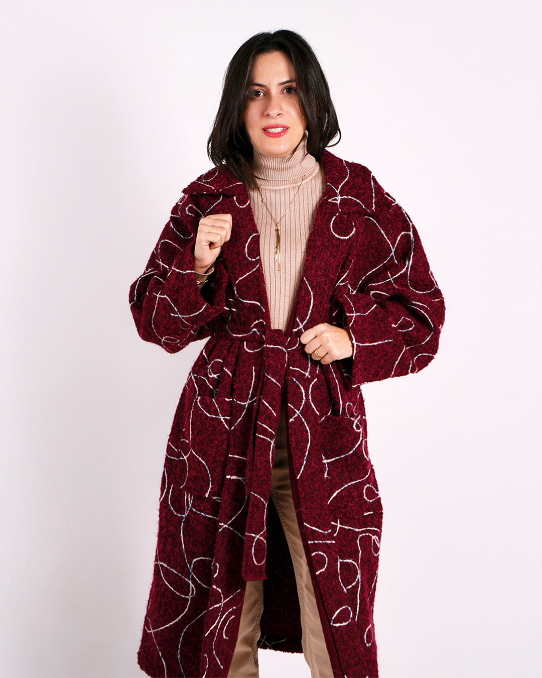 Luxe Wool Coat - Classic Tailored Design