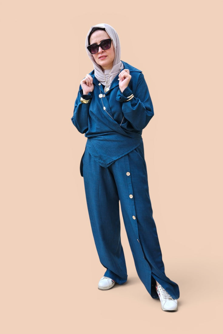 ELEGANT LINEN SUIT – REFINED TIMELESS ELEGANCE