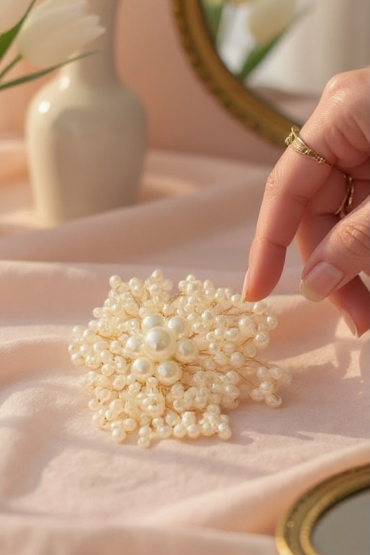 Pearl Blossom Brooch