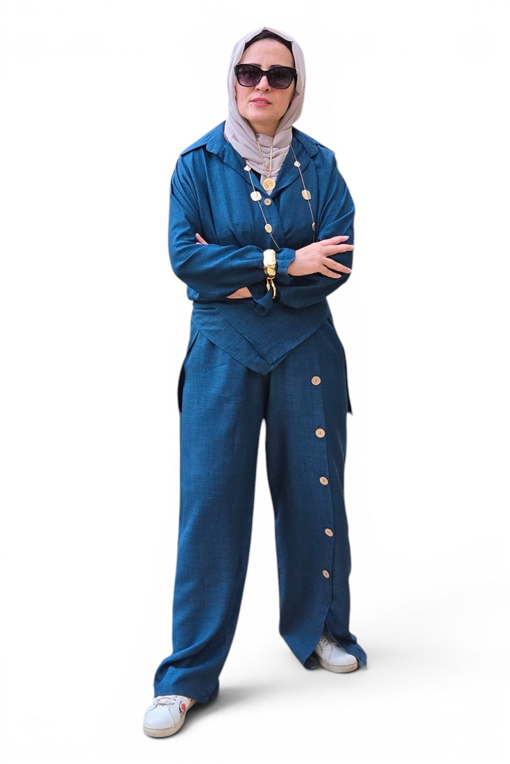 ELEGANT LINEN SUIT – REFINED TIMELESS ELEGANCE