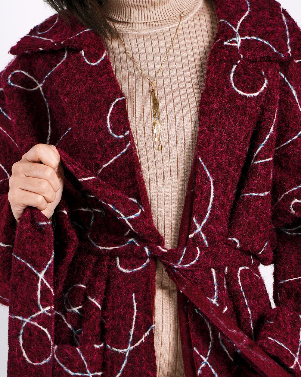 Luxe Wool Coat - Classic Tailored Design