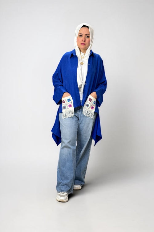 Blue Elegance Blouse