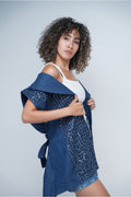 Denim Vest – Sequin Detail