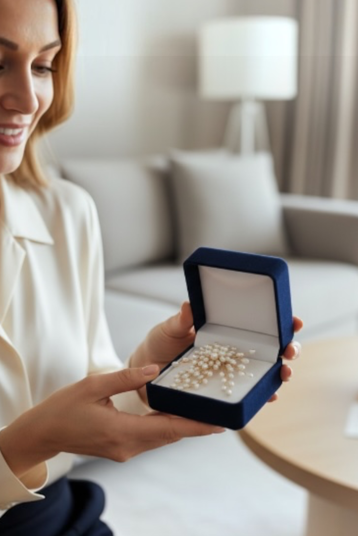 Pearl Brooch