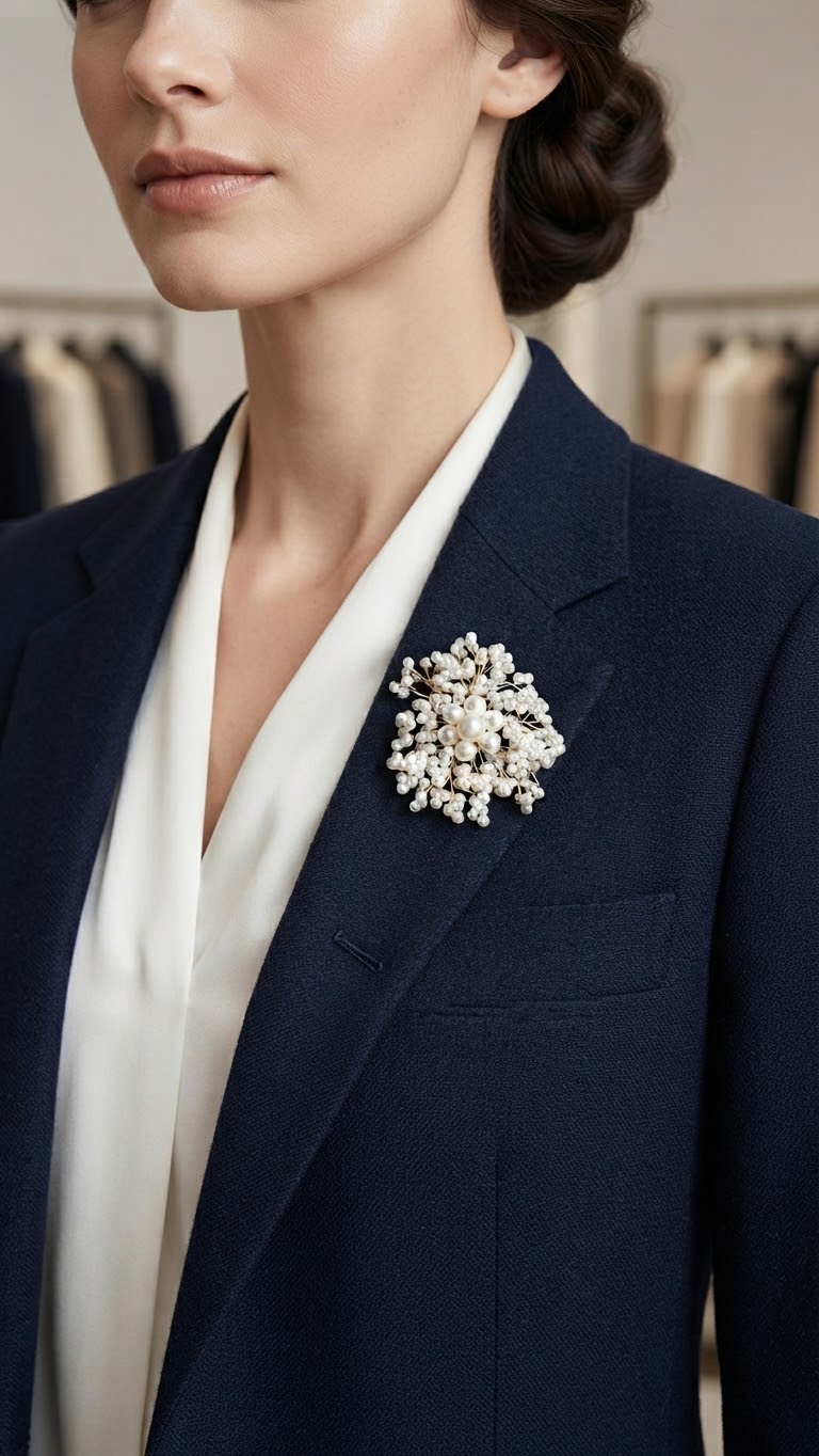 Pearl Blossom Brooch