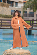 Embroidered Linen Cardigan